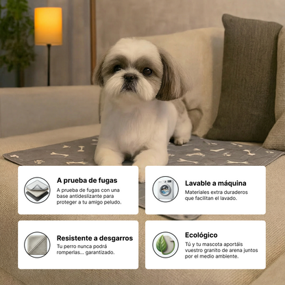 SHELTERPAD™ | La Alfombrilla Reutilizable que Los Perros Usan Sin Entrenamiento