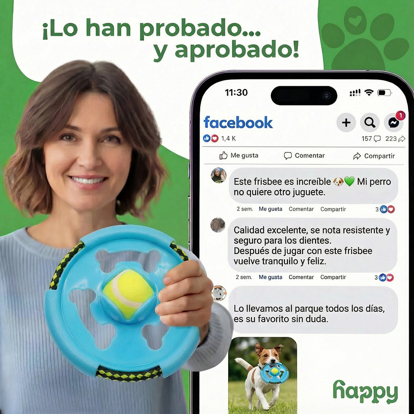 FRISBEE™ | Fresbee doble estímulo mental